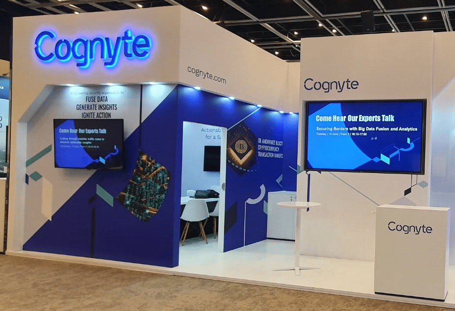 Cognyte booth at ISS